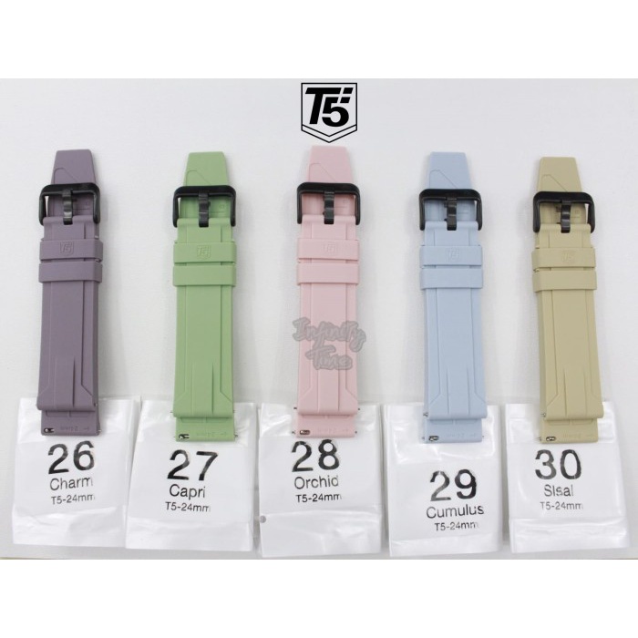 HOT SALE STRAP RUBBER T5 ORIGINAL TALI KARET T5 ORIGINAL 24MM TERLARIS