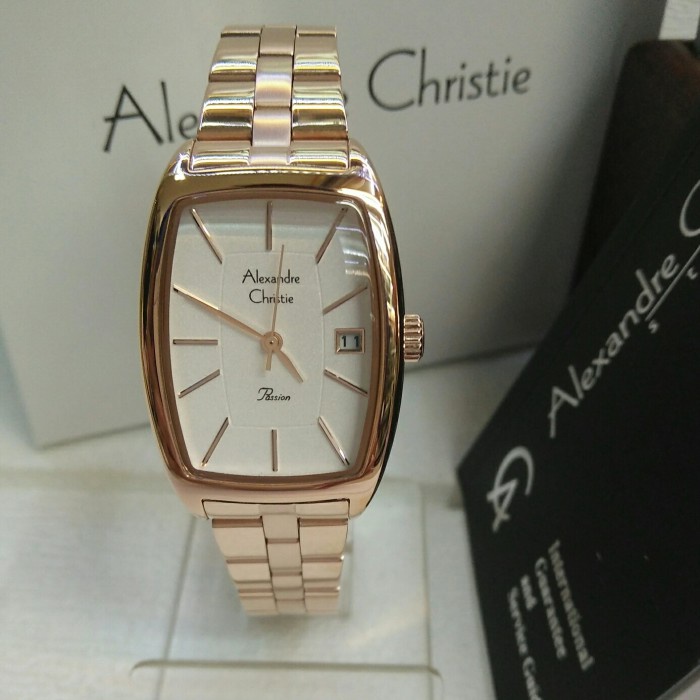 MUST HAVE JAM TANGAN ANALOG WANITA ALEXANDRE CHRISTIE AC 2961 LD SOLID STAINLESS TERLARIS