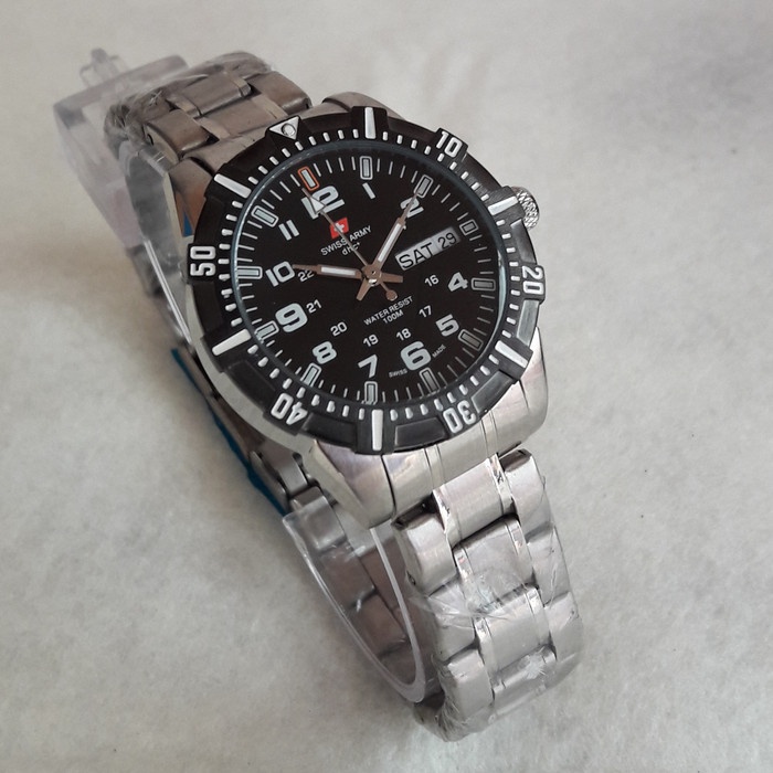 HOT SALE JAM TANGAN WANITA SWISS ARMY 8715 SILVER ORIGINAL TERLARIS