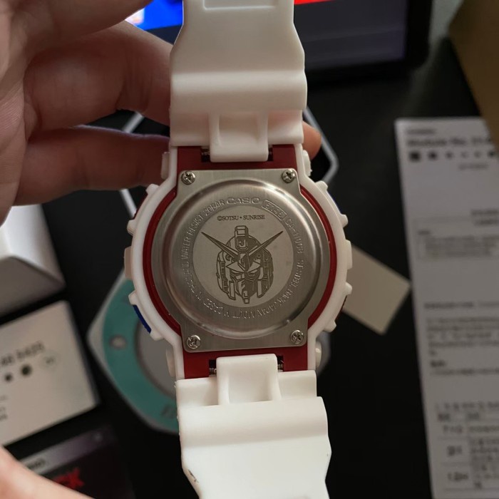 DISKON SPESIAL JAM TANGAN CASIO G SHOCK GA-110 GUNDAM ORIGINAL WHITE TERLARIS