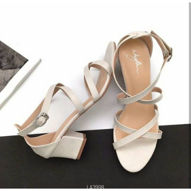 HIGH HEELS HAK TAHU BEST SELLER - SEPATU WANITA CASUAL KERJA