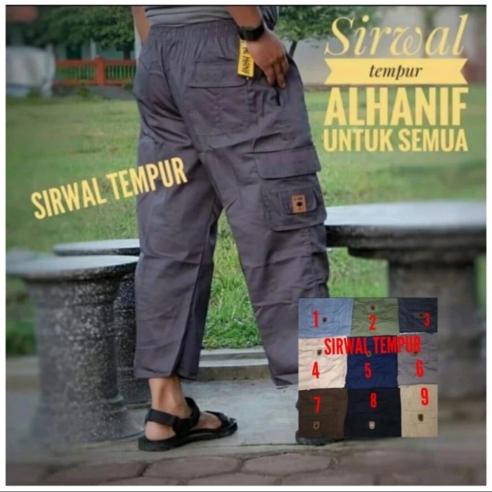 Bestseller Sirwal Tempur Al Hanif . Sirwal Boxer . Sirwal Al Hanif Celana Sirwal