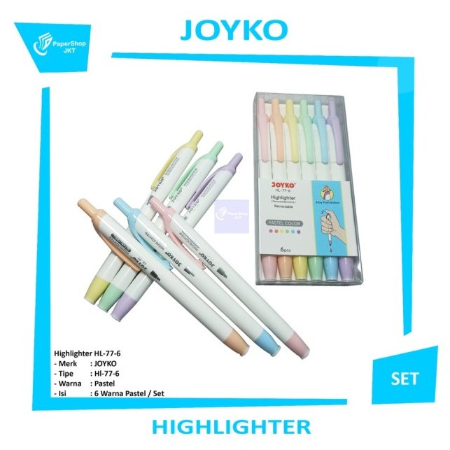 

Bestseller Joyko - Highlighter Hl- 77- 6 - Set