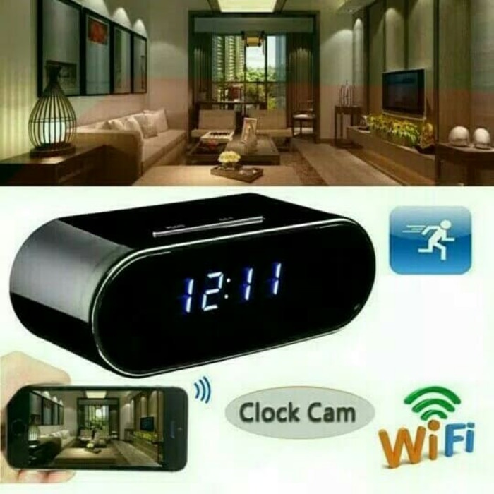 Bestseller Spy Camera Wifi Desk Clock Hd /Camera Pengintai Jam Meja Z10