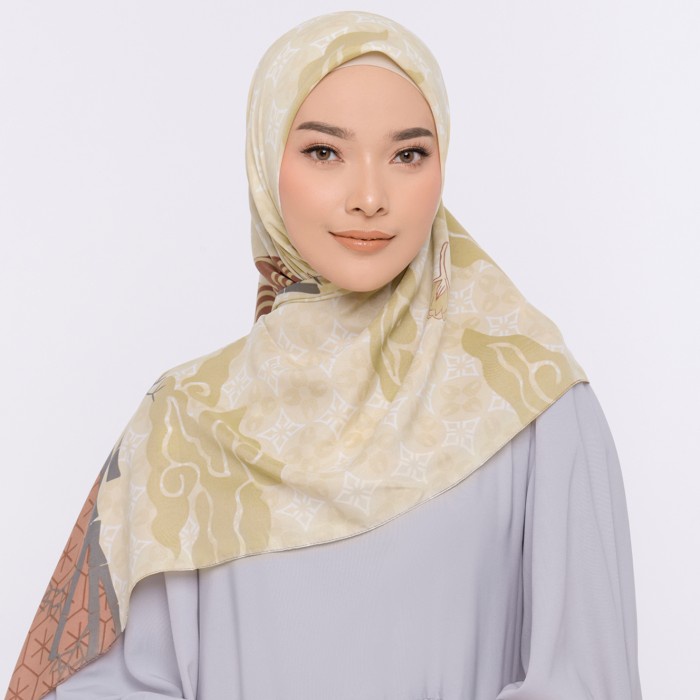 Bestseller Zm X Saung Angklung Udjo Maroon Scarf Kerudung Segi Empat