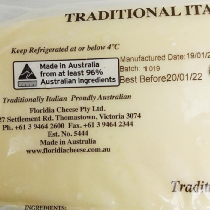 

keju mozarella florida /cheese mozarella floridia 2.5kg HALAL ghe02