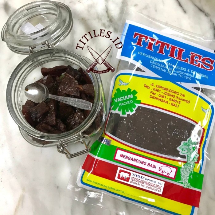 

DENDENG BABI PANGGANG PEDAS TITILES 250G okt02