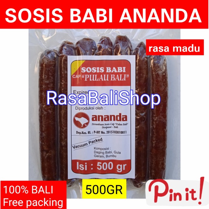 

SOSIS BABI ANANDA, LAPCHIONG BABI, LAPJHONG BABI, SOSIS CAP PULAU BALI hen04