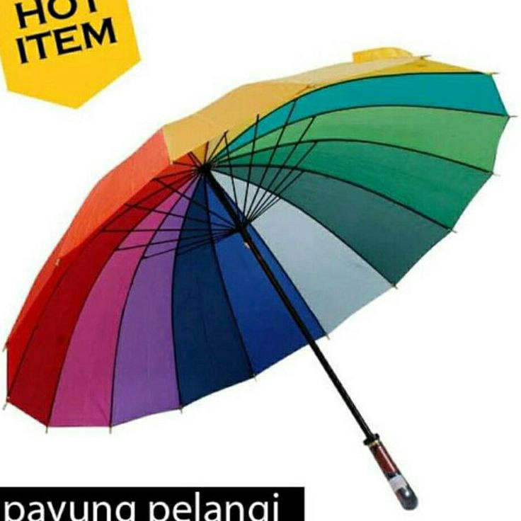 Terbaru payung golf/payung pelangi/payung pelangi jumbo besar rainbow Terkini