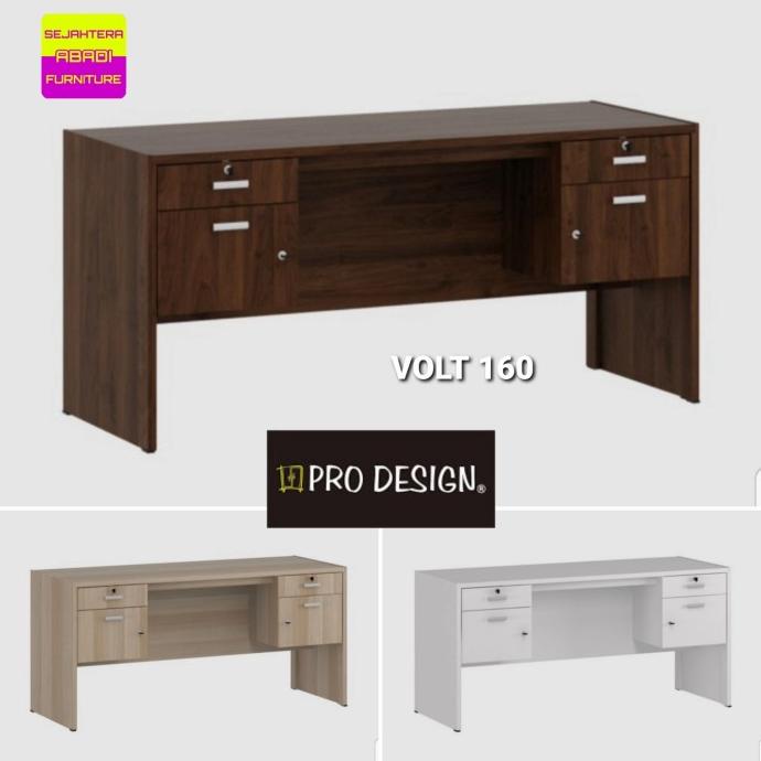 prodesign meja tulis besar, meja 1 biro, meja kantor direktur VOLT 160