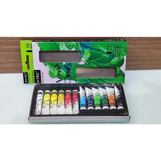 

Cat Acrylic Akrilik V-tec Vtec 12 Warna VT-612/A 6 ml