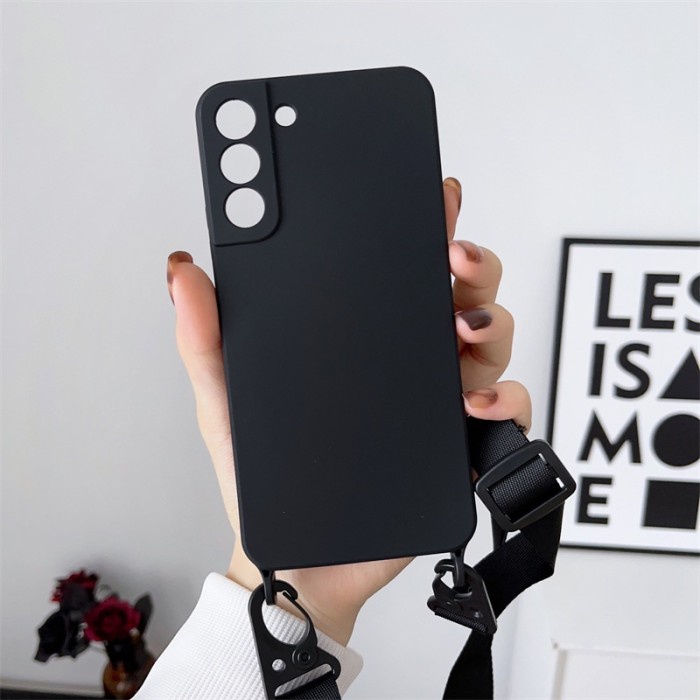 

Best Seller Silicone Lanyard Case Casing Tali Strap Samsung S22 5G S23 Plus Ultra