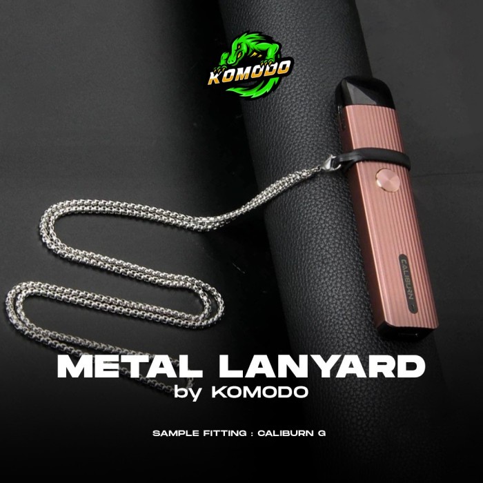 

Best Seller Metal Lanyard Stainless Steel Chain +3 O Ring Karet Kecil Sedang Besar