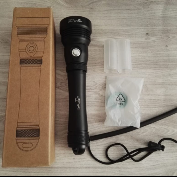 Terlaris Senter Selam Scuba Diving Ultrafire Super Terang Xhp 70 Sinar Putih
