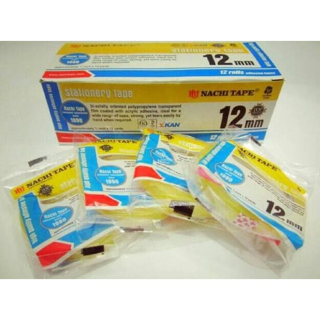 

Isolasi Tape Nachi Dus 12 mm x 72 yard