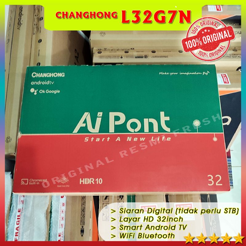 [BARU] Changhong Android TV 32 inch tipe L32G7N