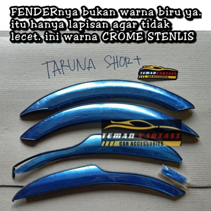 Fender Trim List Lis Atas Ban Mobil Daihatsu Taruna Short Pendek Crome