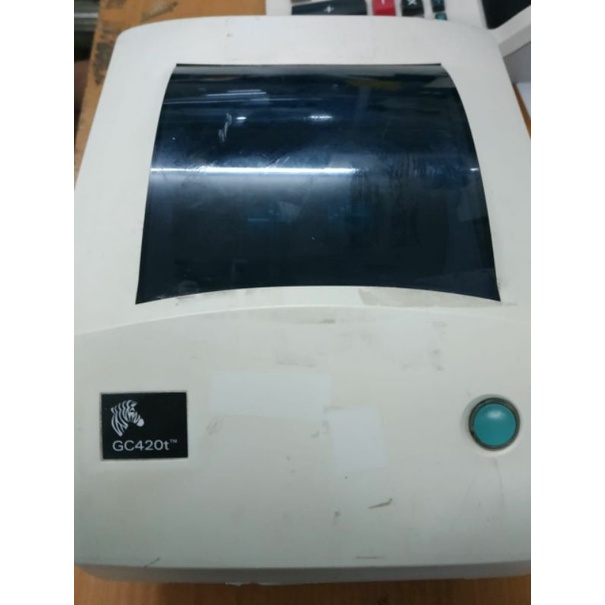 printer label zebra GC 420T second printer cetak resi