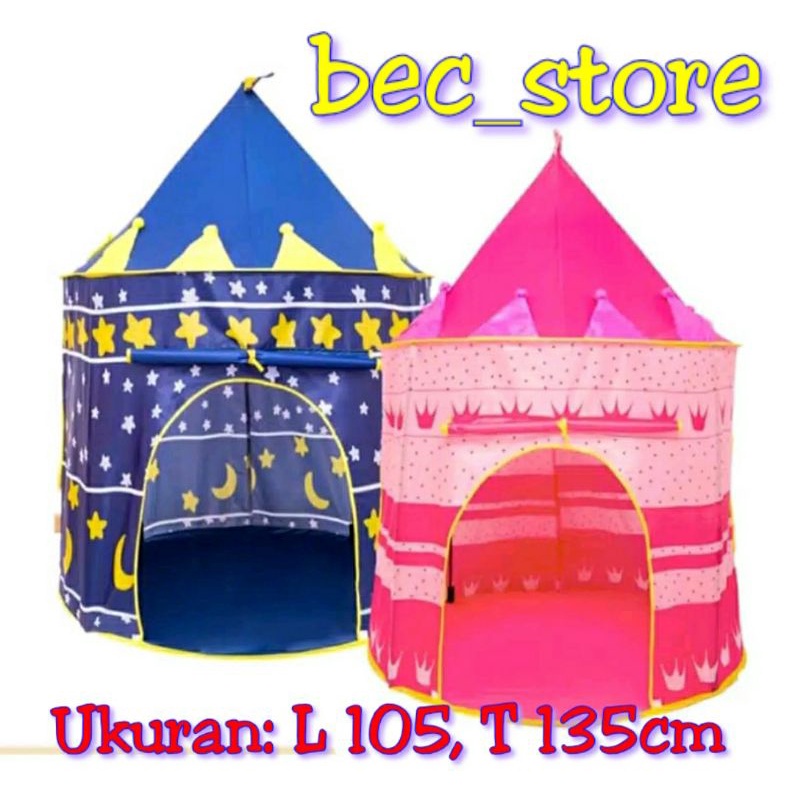 Tenda Anak Premium Quality Berkualitas Polos Karakter Indoor Play Tent K6Z1 Murah Terbaru Lipat Main