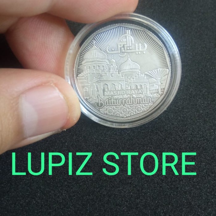 Best Seller Koin Dirham Masjid Raya Baiturrahman Aceh Dirham Perak Silver Coin