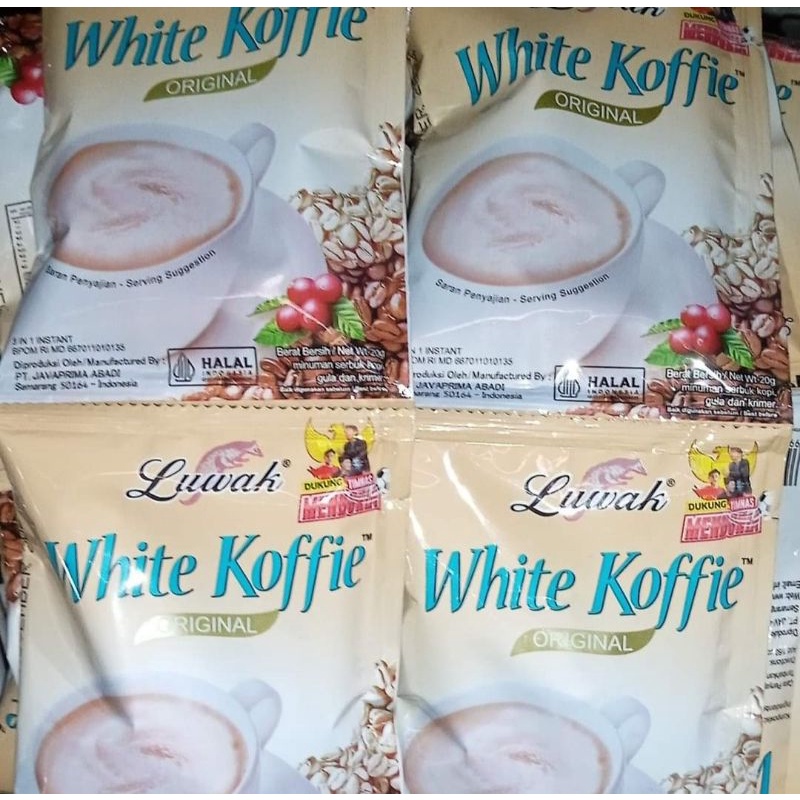 

luwak kopi white coffe original 10x20g