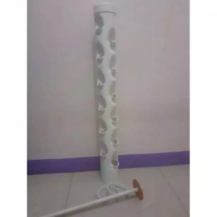 Terlaris Pipa Hidroponik Vertikal Tower Set 1M