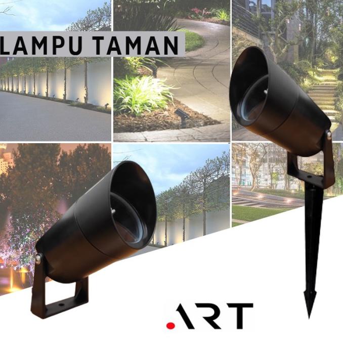] ART Lampu Taman Tancap Anti Air / Lampu Sorot Dekorasi Taman