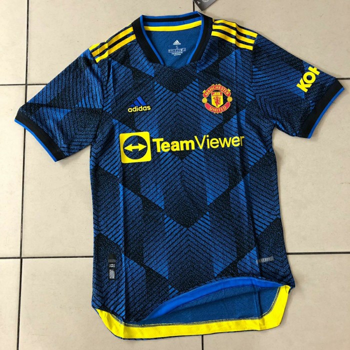 TERMURAH PLAYER ISSUE JERSEY MAN_UNITED MU 3RD PI 2021/2022 CLIMACHILL HEATDRY