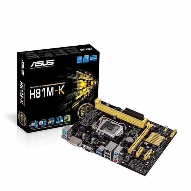 populer] MOTHERBOARD ASUS H81M-K H81MK SOCKET 1150 / MOBO ASUS H81MK Asus