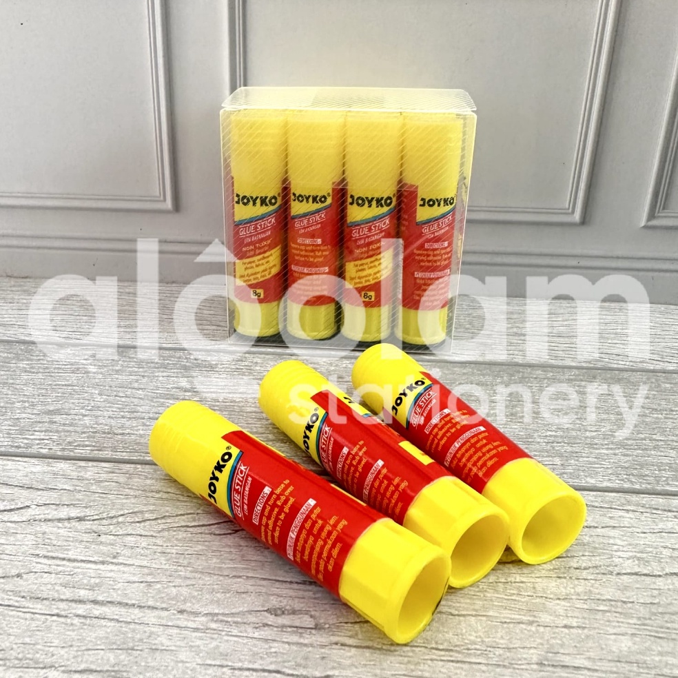 

Terbaru.. SELUSIN ( 12 PCS ) Glue Stick Lem Batangan Lem Stik Lem Putar Joyko PPE