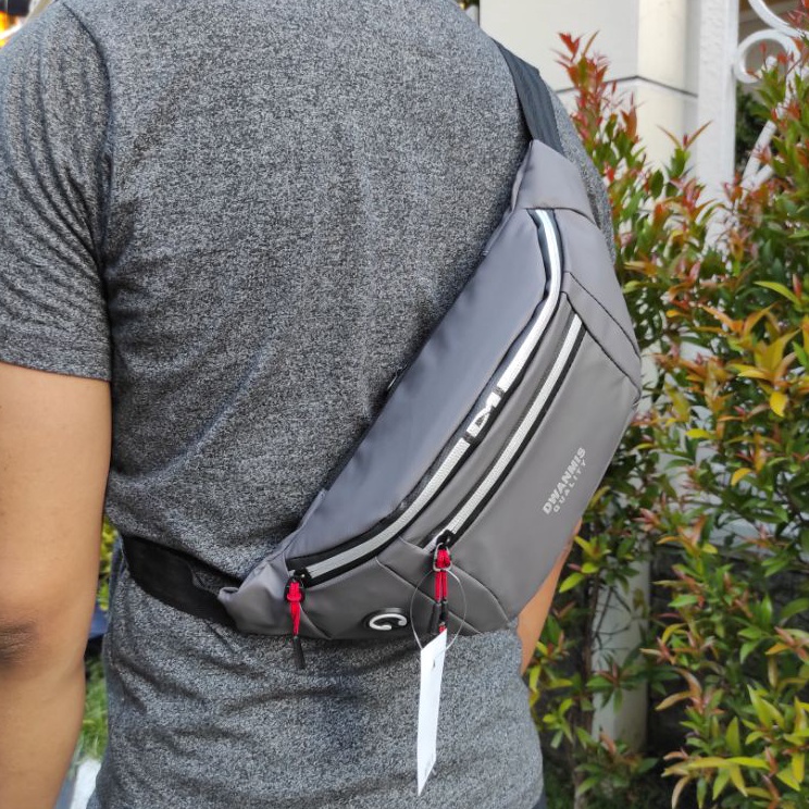 ️✔️✔️ [Waist Bag Original DM] Tas Selempang Pria Waterproof | Waist Bag Pria Original Produk Exclusi