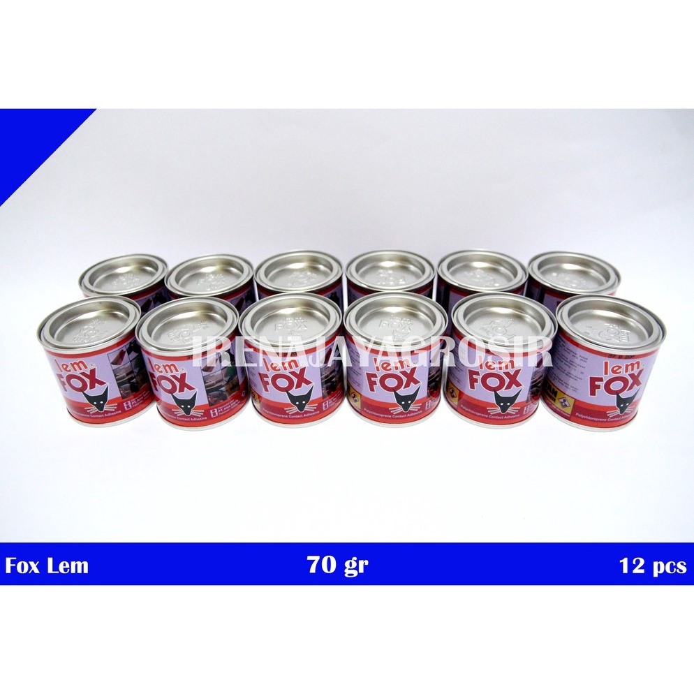 

Miliki FOX LEM AIBON KALENG isi 12 pcs serba guna 70 gram ZA0