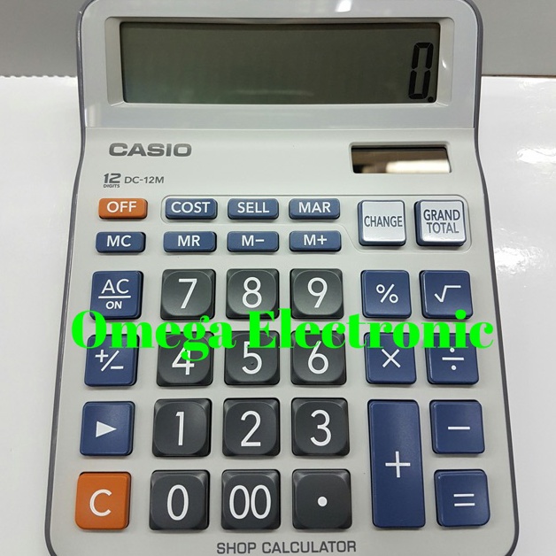 

[Miliki] Casio DC-12M Shop Desktop Calculator Kalkulator Toko Meja 12 Digits WNN