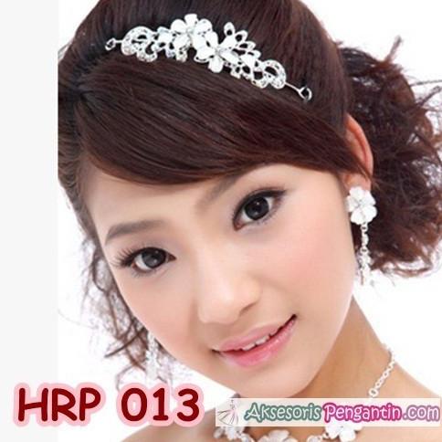 Tiara Pengantin Wanita l Mahkota Pengantin l aksesoris rambut TRP 013