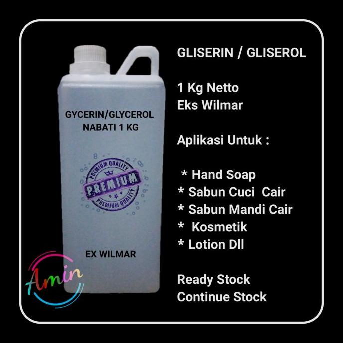 

New Glycerin/Glycerol/Gliserin Ex Wilmar Nabati 1 Kg