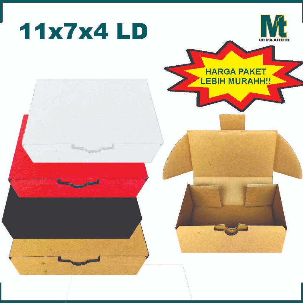 

[Miliki Sekarang] PAKET 50PCS Box 11x7x4 cm/Kardus/Karton Polos/Box Parfum/Packaging 08H