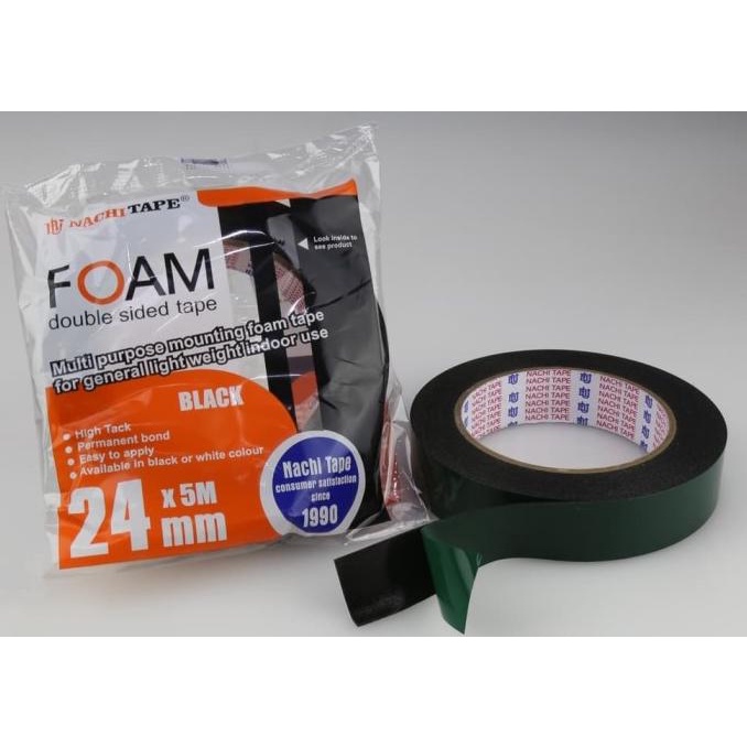

Isolasi Double Tape Foam Nachi 24 mm x 5 m