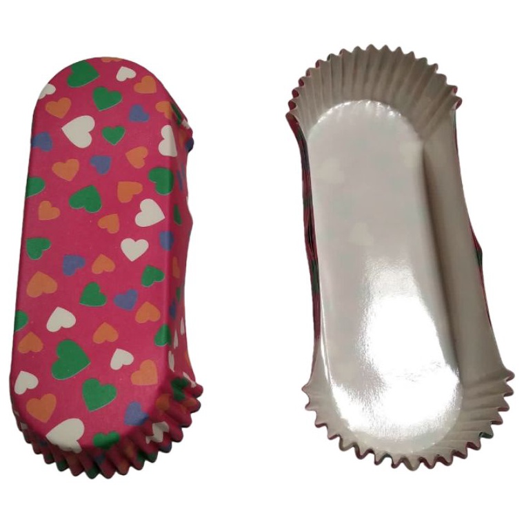 

Murah banget cup roti laminasi oval 200 pcs ( hati pink ) 57