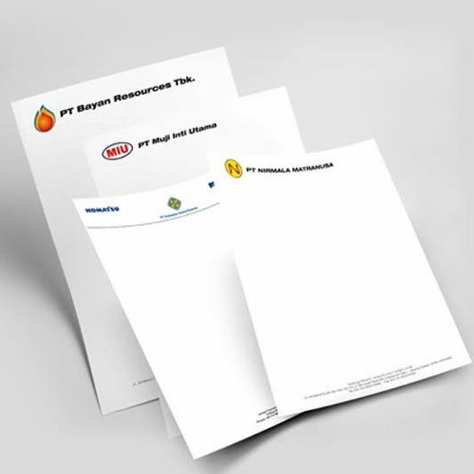 

Kirim Langsung.. Cetak Kop Surat A4 80gsm Murah 4 warna 95