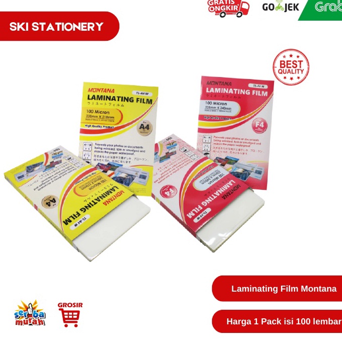

Best produk Plastik Laminating / Laminating Film UKURAN A4 / F4 93