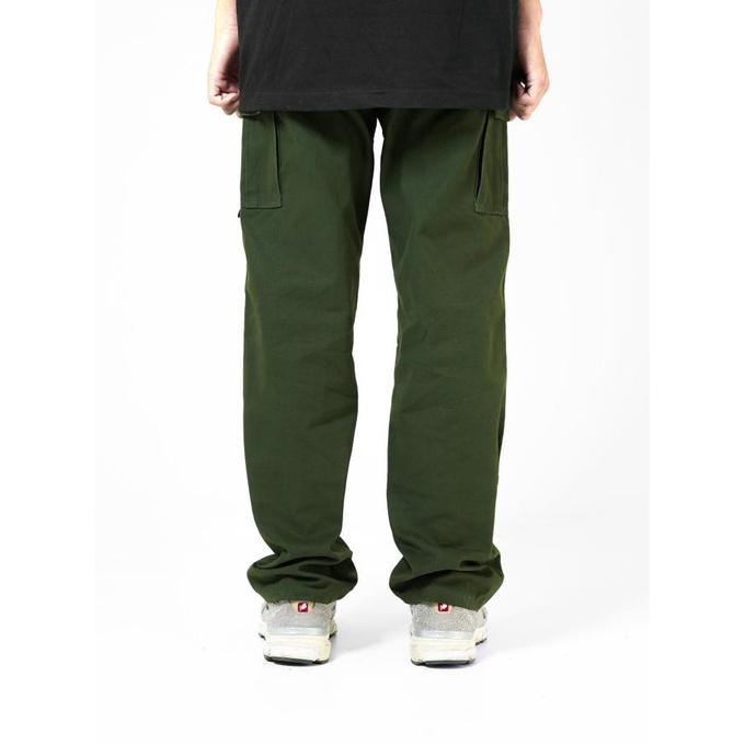 Insurgent Club - Long Cargo Pants Olive Pengiriman Cepat