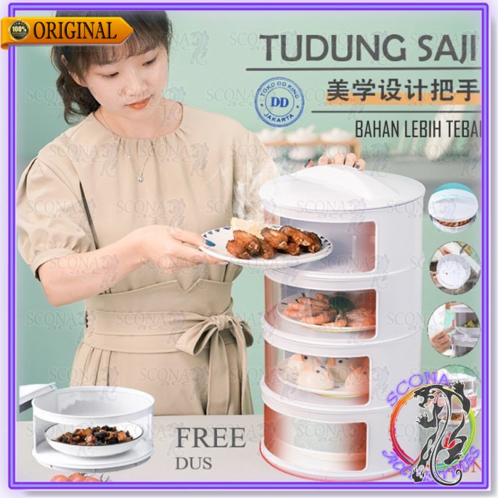 Bestseller Tudung Saji Susun Tingkat Rak Makanan Susun Kotak Penyimpanan