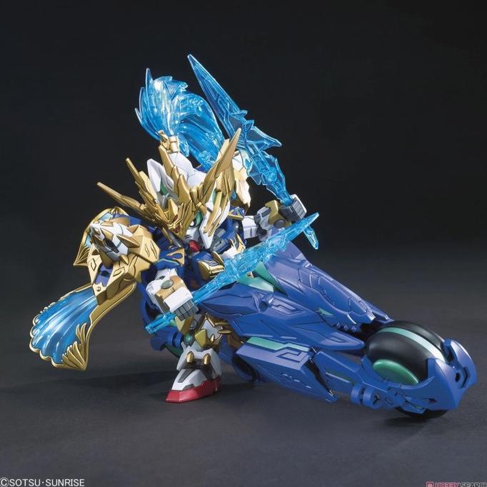 Bandai SD SDSS Zhao Yun 00 Gundam & Bilongqu Gundam + motor