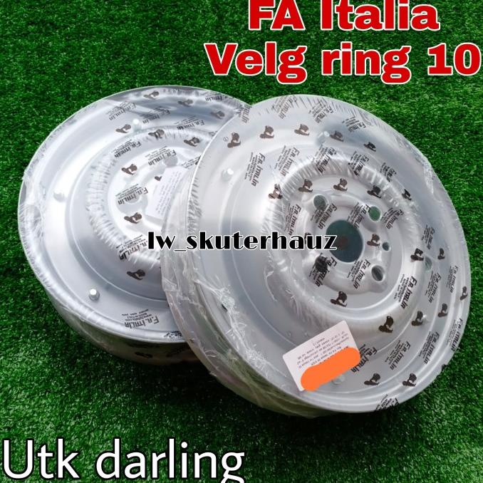 Velg Ring 10 Fa Italia Italy Utk Darling Warna Abu Original