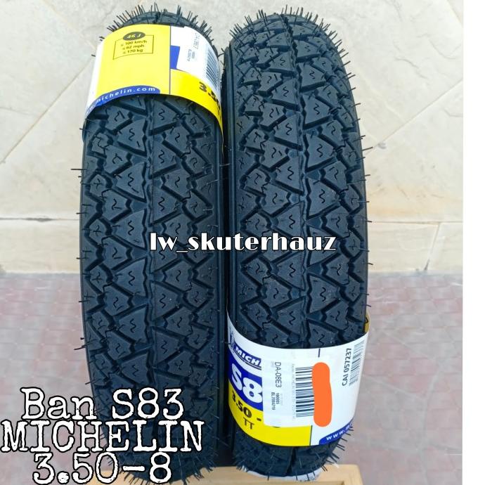 Ban Michelin S83 Uk 3.50-8 Utk Vespa (1 Pcs) Original