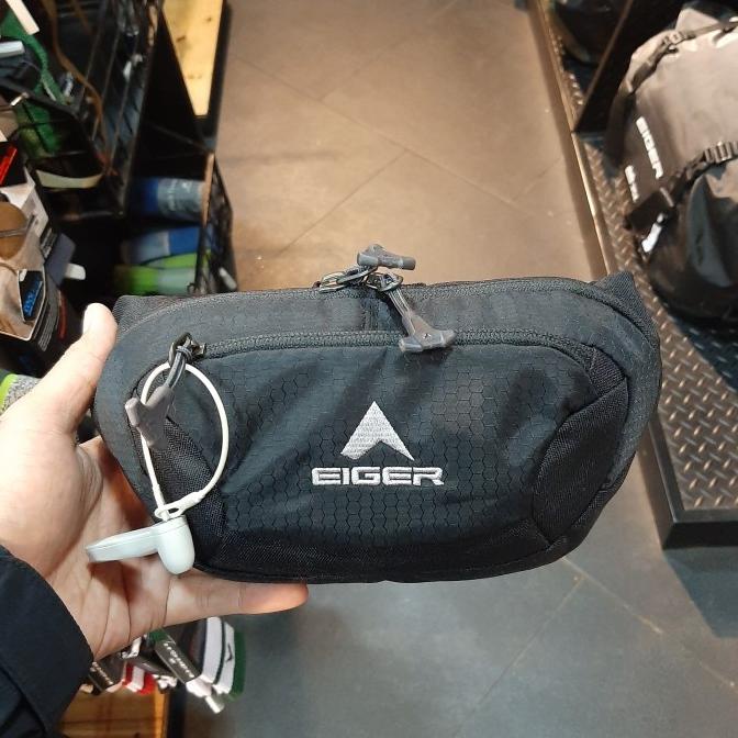 Tas Waistbag Eiger Cervus Black Original Murah