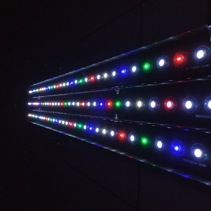 Lampu LED Aquascape Aquarium 130cm 140cm 150cm 100watt