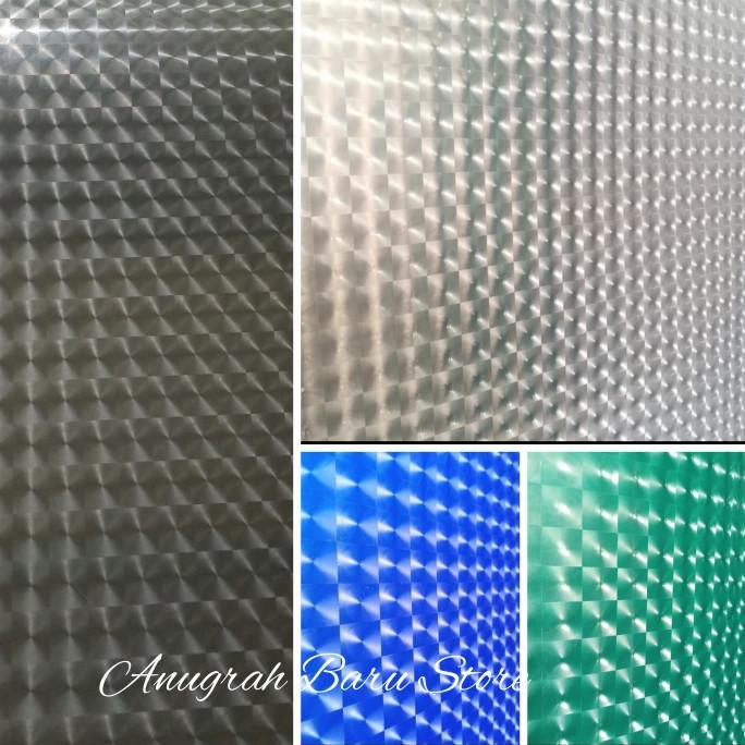 New Fiber Pagar Plastik Penutup Pagar Motif 3 Dimensi