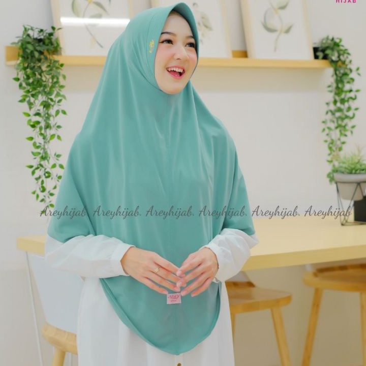 ✥Terupdate✿ 7EMRO (Original Arey) SELLY•Hijab instan•khimar syari•jilbab jumbo•Instan jersey D67 ➽Su