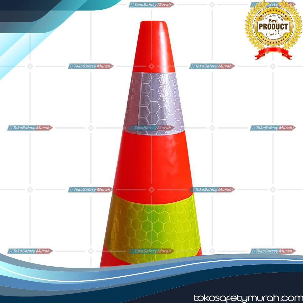 

Terbatas Kerucut Jalan Lalu Lintas 70Cm / Segitiga Pembatas Jalan / Safety Traffic Cone Rubber 70 Cm Orange Jy23